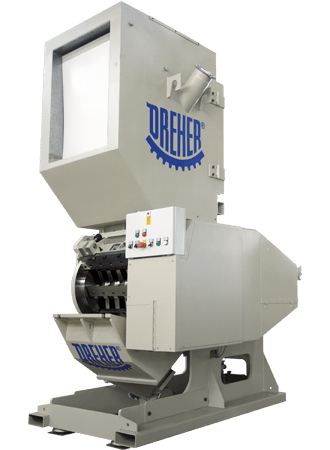 Dreher Großschneidmühle Baureihe KX halb geöffnet