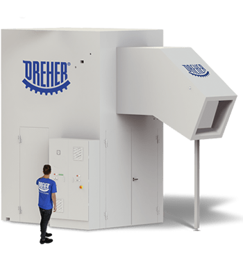 Dreher Soundproof cabins for granulators